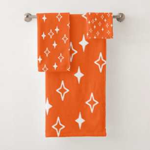 Mid-Century Modern Stars   Bath Towel Set