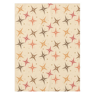 Mid Century Modern Stars Sky Tablecloth