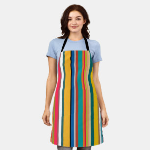 Mid-Century Modern Stripes Apron