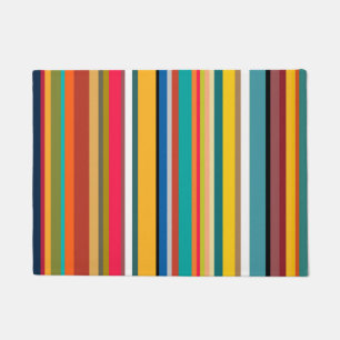 Mid-Century Modern Stripes  Doormat