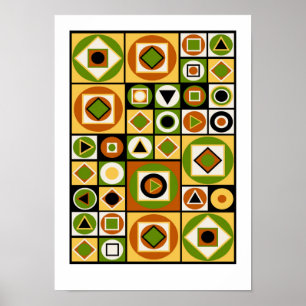 Mid-Century Modern Style 20 Poster