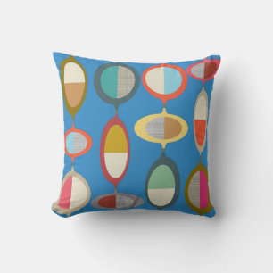Mid-Century Modern Style 22 Throw Pillow