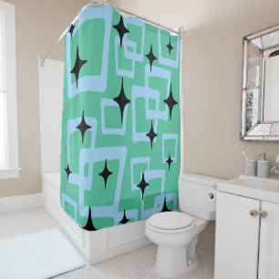 Mid-Century Modern Style 2 Shower Curtain