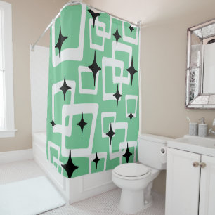Mid-Century Modern Style 4 Shower Curtain