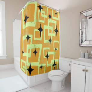 Mid-Century Modern Style 6 Shower Curtain