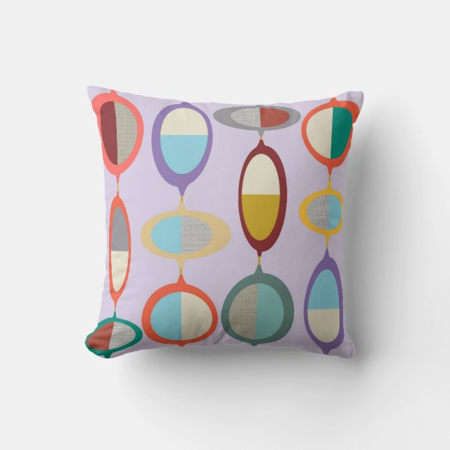 Mid-Century Modern Style 73 Throw Pillow (Front)