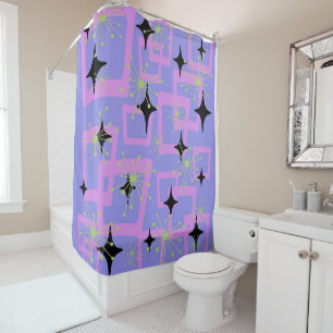 Mid-Century Modern Style 8 Shower Curtain