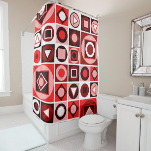 Mid-Century Modern Style 8 Shower Curtain
