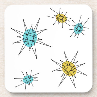 Mid Century Modern style, Atomic Starburst Coaster