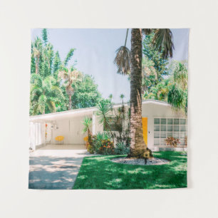 Mid Century Modern Style Beach Home Tapestry