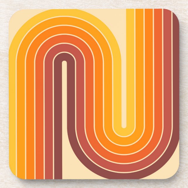 Mid Century Modern Style Coaster (Front)