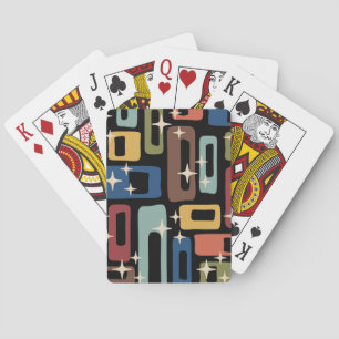Mid Century Modern Style Playing Cards