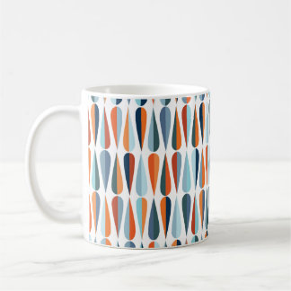Mid century modern style retro seamless pattern wi coffee mug