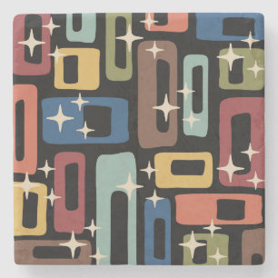 Mid Century Modern Style Stone Coaster