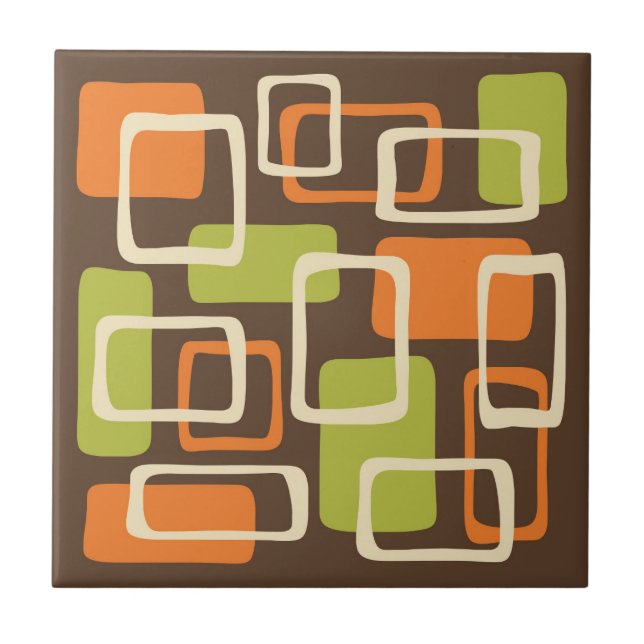 Mid Century Modern Style Tile (Front)