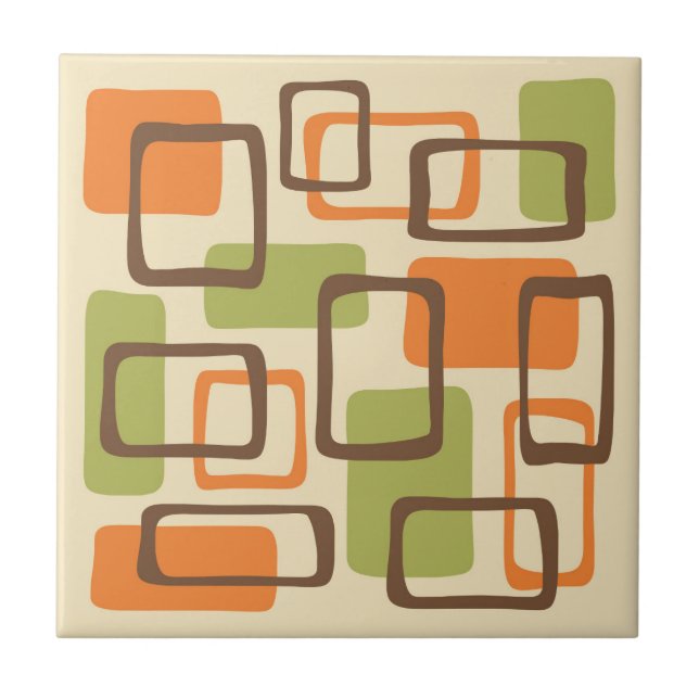 Mid Century Modern Style Tile (Front)