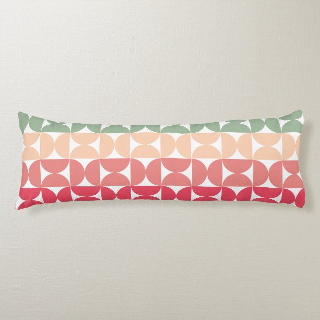 Mid-Century Modern Summer Sunset    Body Cushion (Front)
