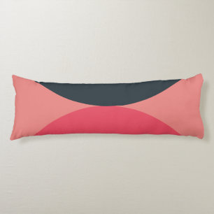 Mid-Century Modern Summer Sunset Body Cushion