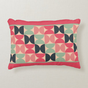 Mid-Century Modern Summer Sunset  Decorative Cushion