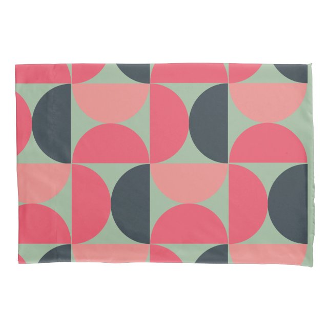 Mid-Century Modern Summer Sunset     Pillowcase (Front)