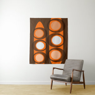 Mid Century Modern TAPESTRY WALL HANGING