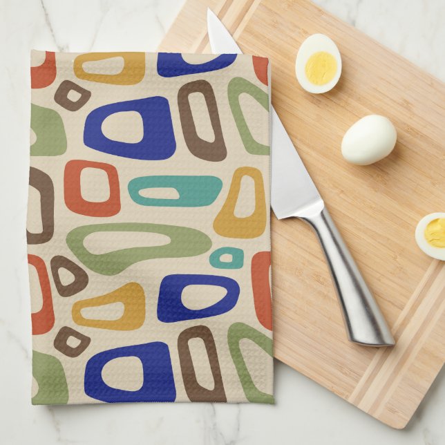 Mid Century Modern Tea Towel (Quarter Fold)