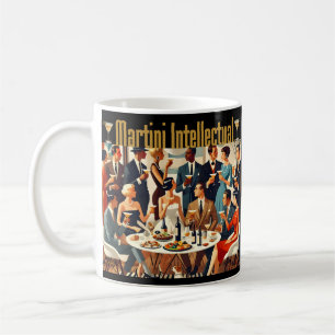 Mid Century Modern The Martini Intellectuals  Coffee Mug