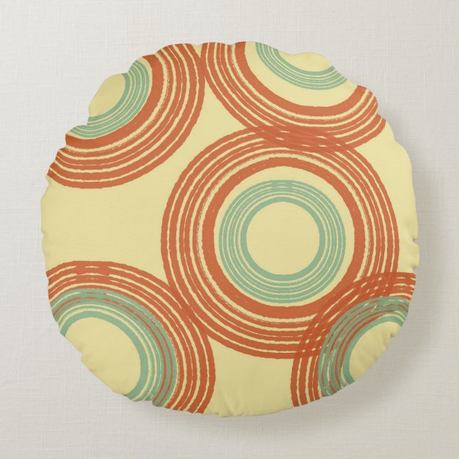 Mid Century Modern Throw Pillow (Front)