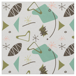 Mid-Century Modern   Vintage Classic Retro Fabric