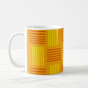 Mid-Century Modern Weave  Coffee Mug