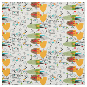 Mid-Century Modern Whimsical Fabric 5