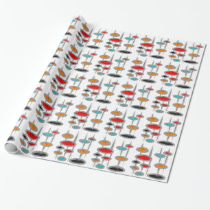 Mid-Century Modern Wrapping Paper #60