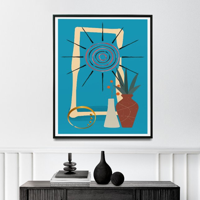 Mid-Century Neutral Modern Home Decor,  Poster (Creator Uploaded)