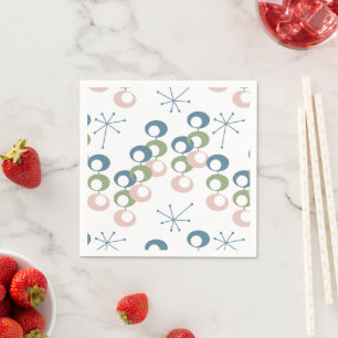 Mid Century Pattern Napkin