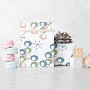 Mid Century Pattern Wrapping Paper