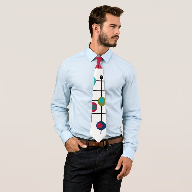 Mid-Century Rectangle  Neck Tie (In Situ)