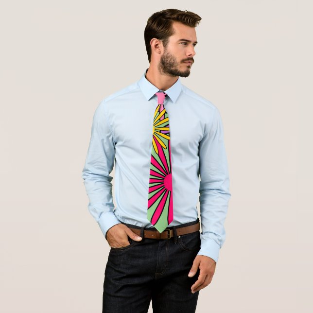 Mid-Century Rectangle  Neck Tie (In Situ)