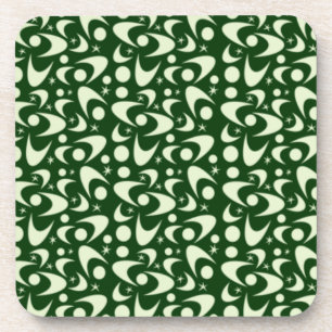 Mid Century Retro Boomerangs Coaster