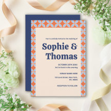 Mid Century Retro Wedding