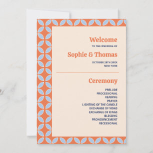 Mid Century Retro Wedding Invitation