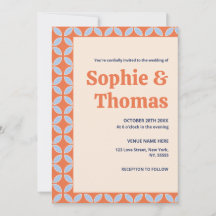 Mid Century Retro Wedding