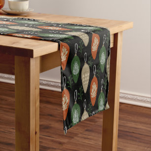 Mid Century Scandinavian Ornaments  Medium Table Runner