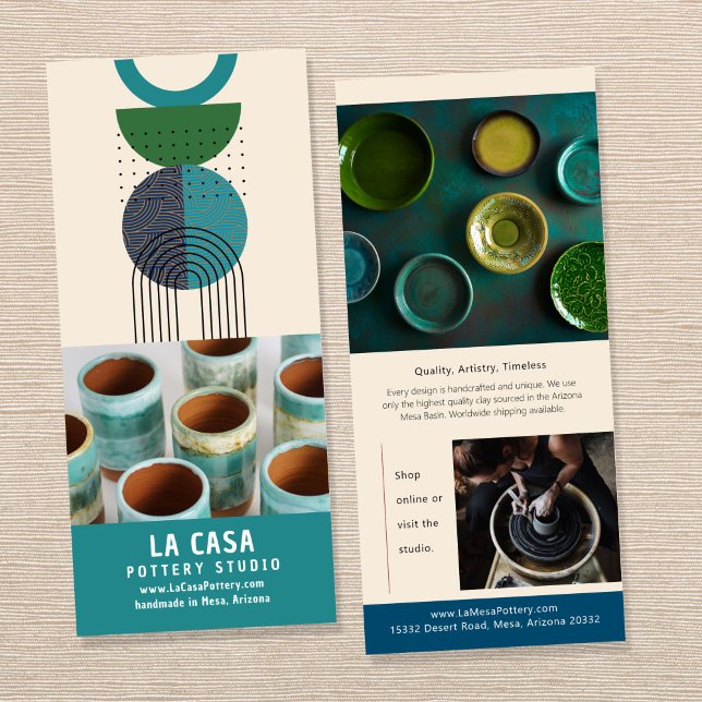 Mid Century Sculpture Creative Marketing Rack Card (Creator Uploaded)