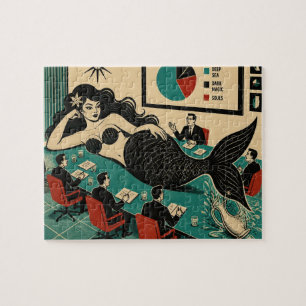 Mid Century Sea Witch on Corporate Meeting Day Jigsaw Puzzle