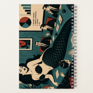 Mid Century Sea Witch on Corporate Q3 Meeting Day Notebook