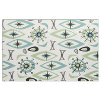 Mid Century Shapes - Green/Blue ©studioxtine