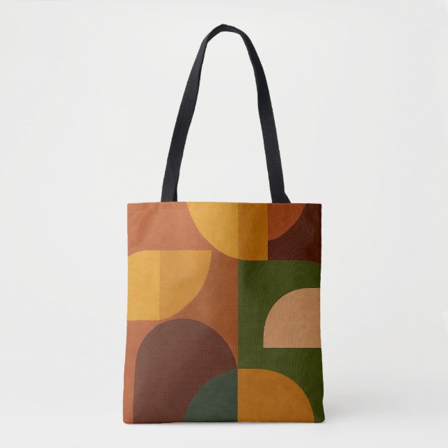 Mid-Century Soul Pattern Tote Bag (Front)