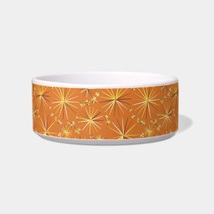 Mid Century Sputnik pattern, Terracotta Bowl