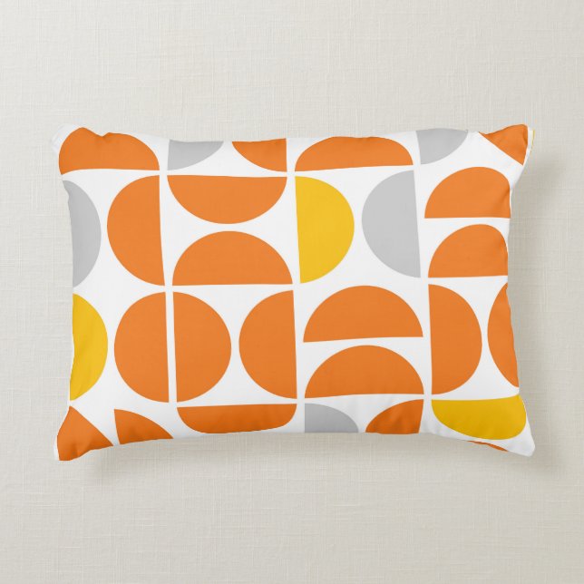 Mid Century Sunny Tiles Decorative Cushion (Front)