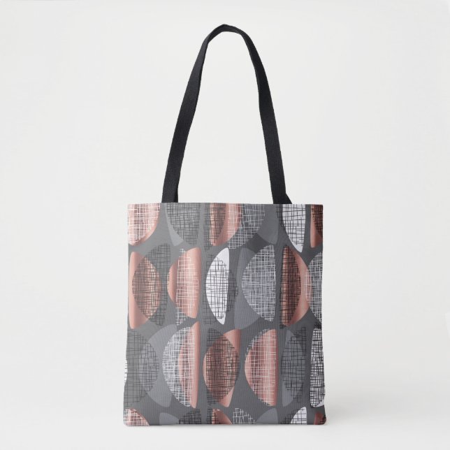 Mid century vibes modern style seamless pattern. L Tote Bag (Front)
